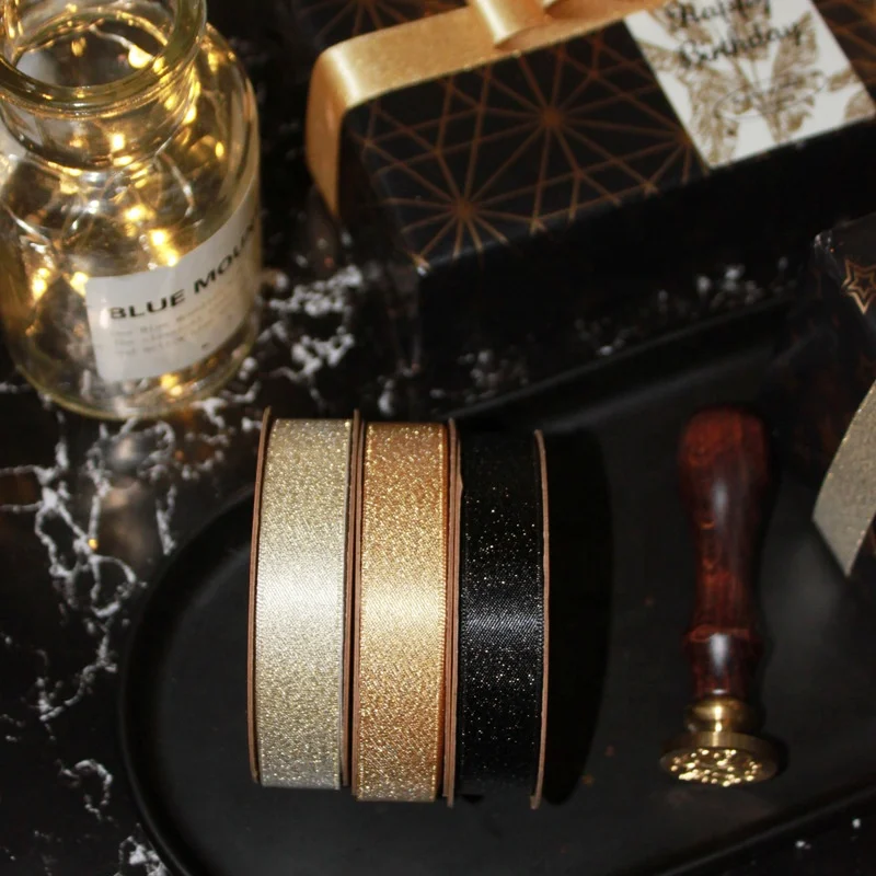 Пользовательская Золотая Проводная блестящая белая Неметаллическая полиэтиленовая сетчатая лента на