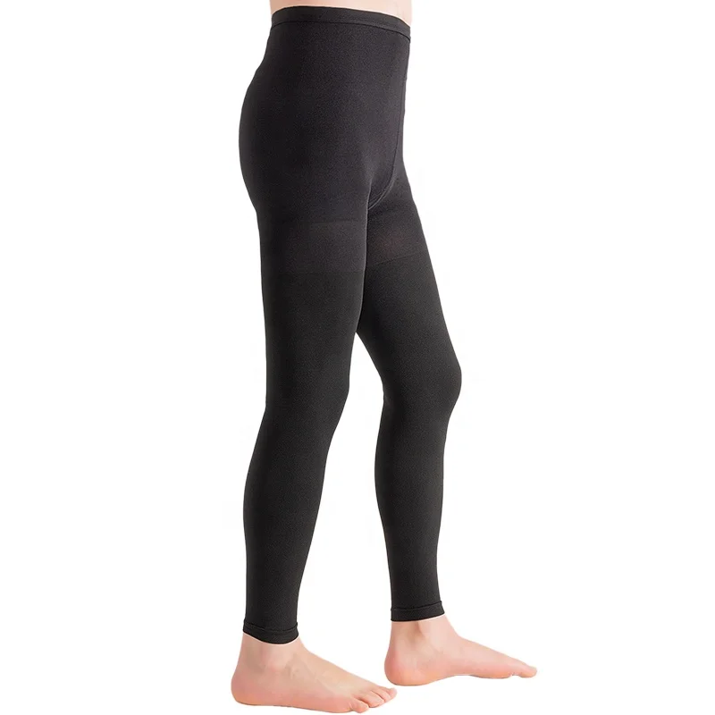 Factory large size medical tights/pantyhose graduates compression leggings 20-30mmHg leggings for varicose veins