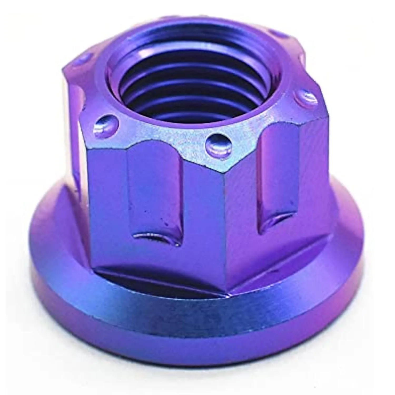 M8 M10 M12 M14 M16 Gr5 Ti6Al4V Titanium Alloy Polished Rear Axle Spindle CNC Nut Titanium Nuts
