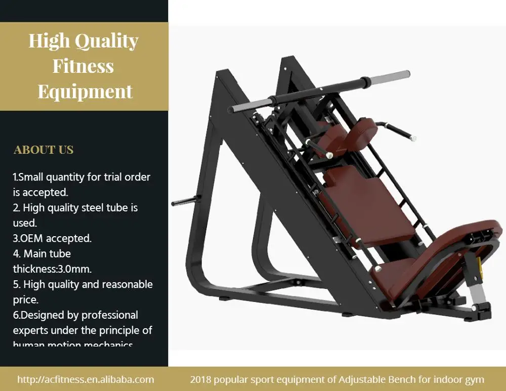 Leg Press Fitness Machines Commercial Gym Equipment/fitness Equipment/ 45 Degree Leg Press