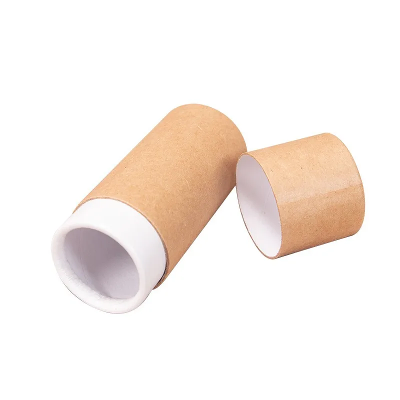 Custom Cosmetic Cylinder Strong Kraft Cardboard Child Resistant  Paper Tube for glass bottle