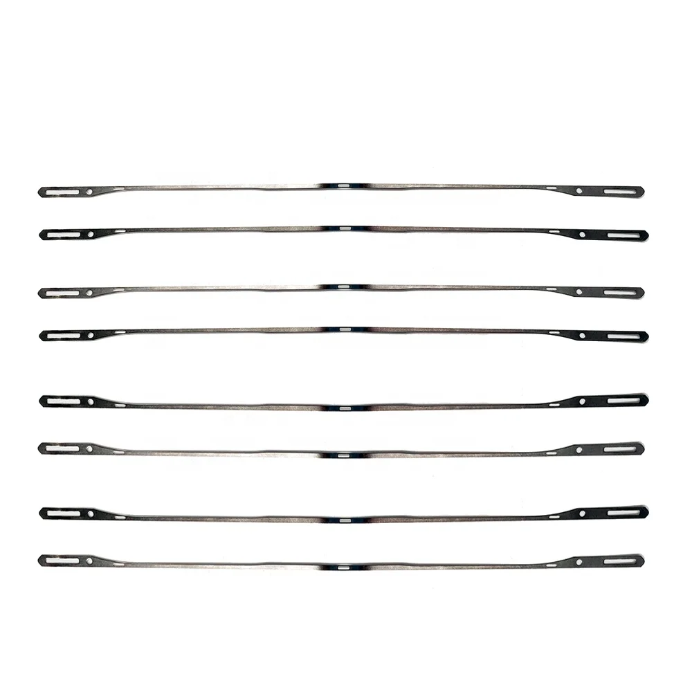 Excellent quality professional needle loom flat steel knitting wire heald wire