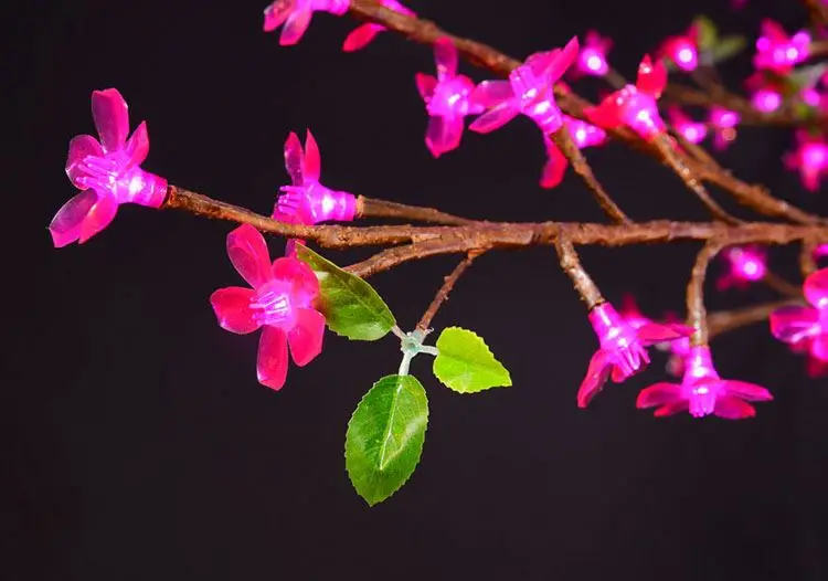12ft outdoor artificial christmas decoration led flower cherry blossom tree light