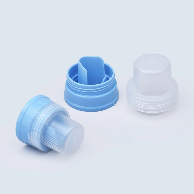 Free sample blue color liquid detergent bottle cap plastic pp screw cap
