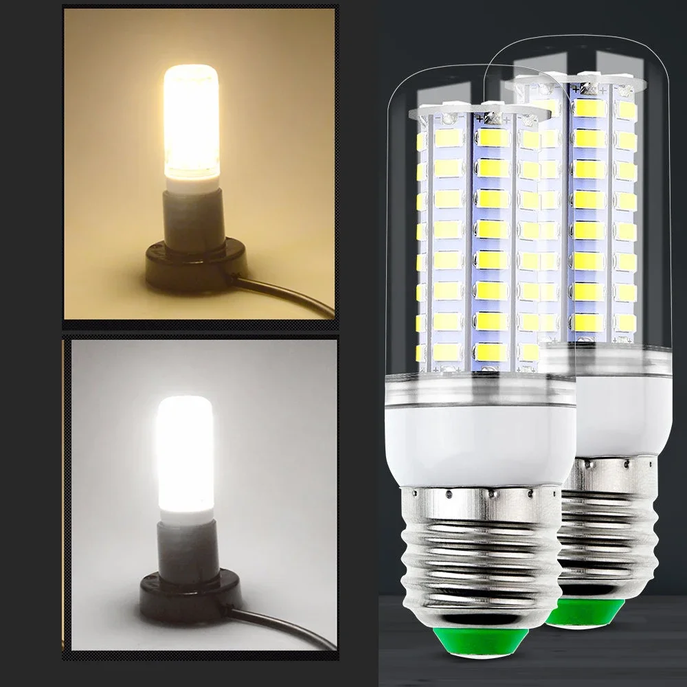 LED corn lamp E27 home use 220V 24 36 48 56 69 72 LEDs Replace Compact Fluorescent Lamp Home Spotlight