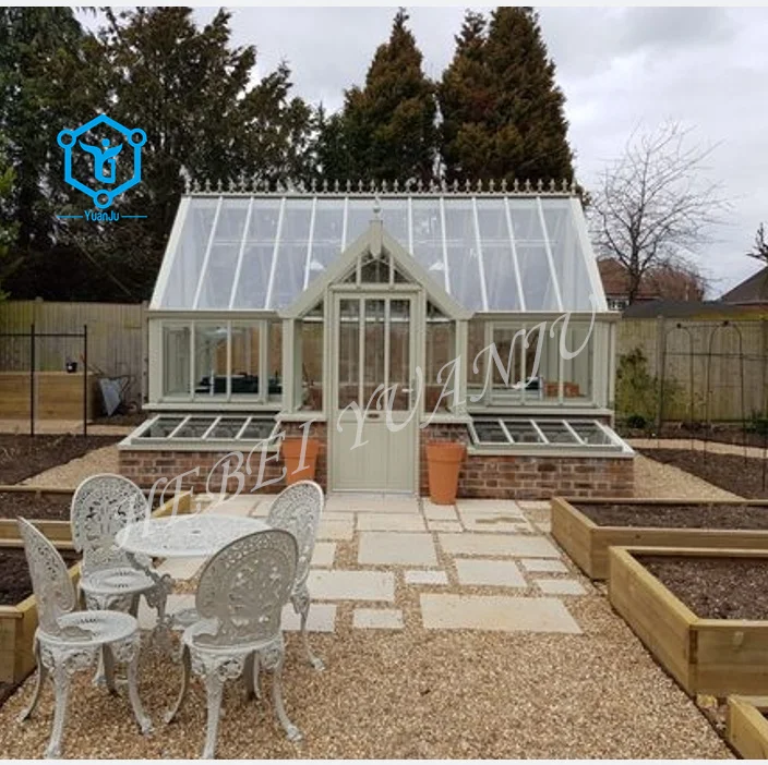 Customized Outdoor Garden Yard Decor Large Size Sunroom Green House White Wrought Iron Gazebo Pavilion