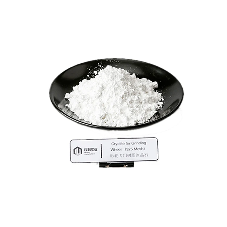 high purity white powder raw material Cryolite for Grinding Wheel