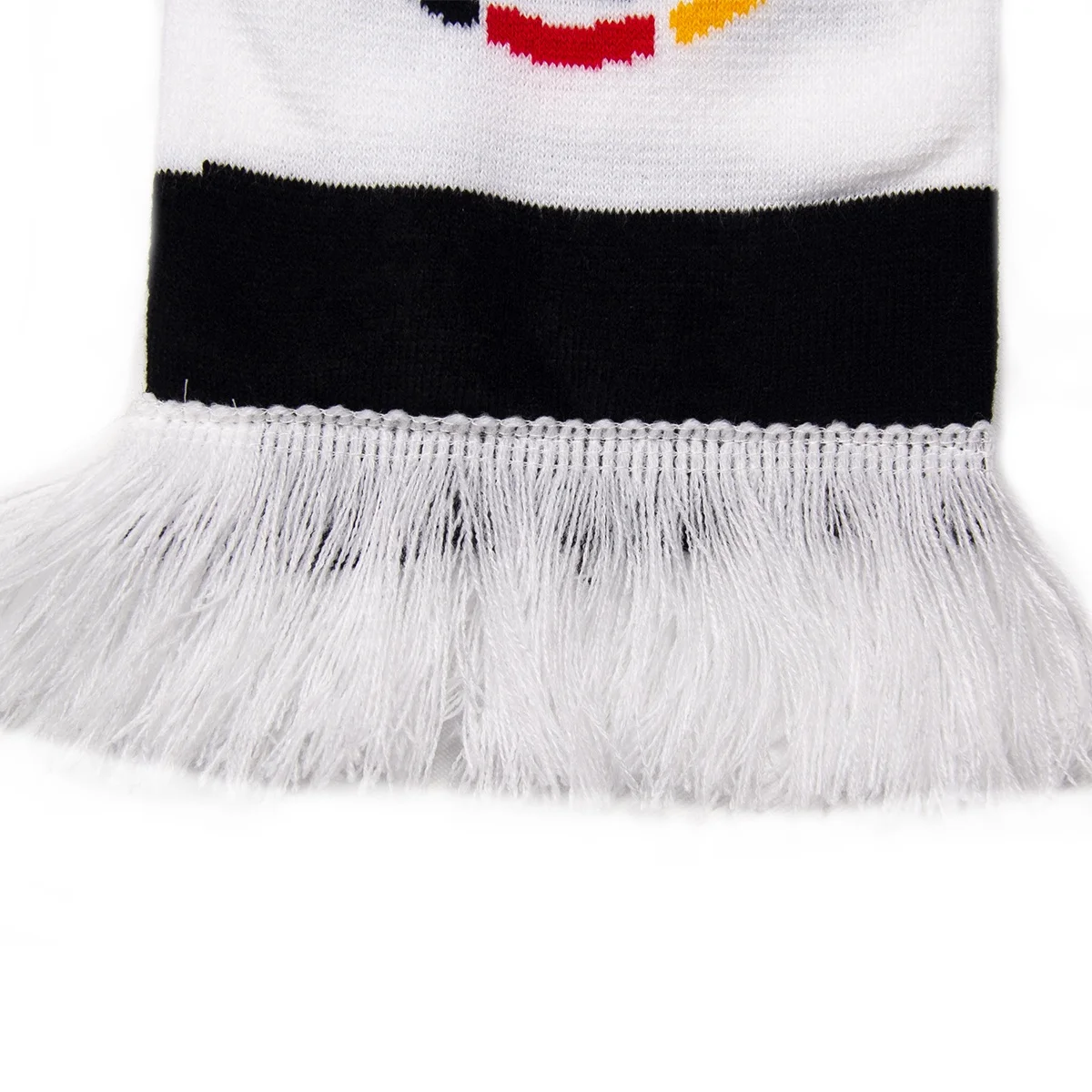 Best Selling Sports Soccer Team Fan Scarf Custom World Soccer Cup Acrylic Knitted Jacquard Football Scarf