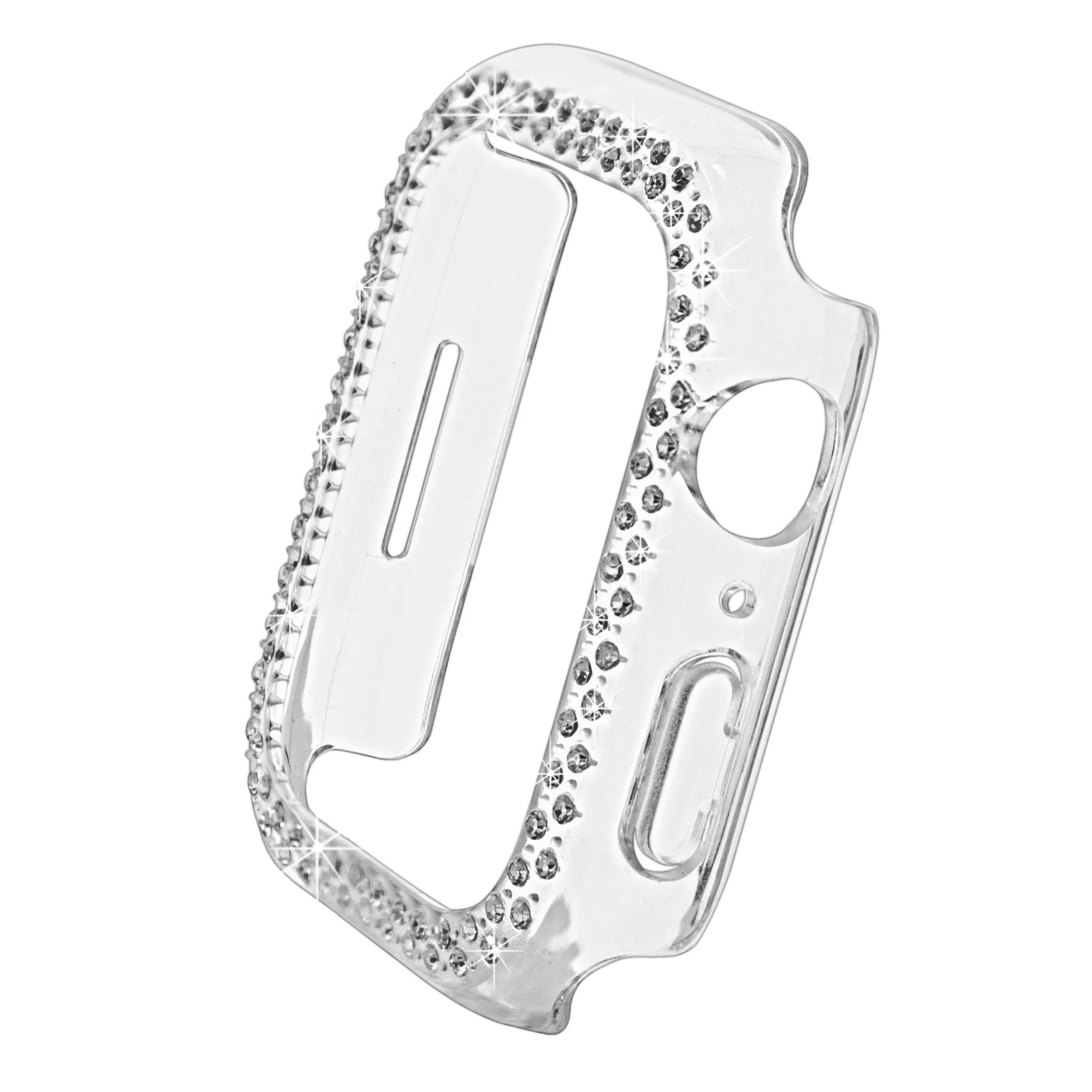 Trendybay Лидер продаж Bling Прозрачный поликарбонатный чехол для Apple Watch серии 7 Чехол мобильного телефона Applewatch 41 мм