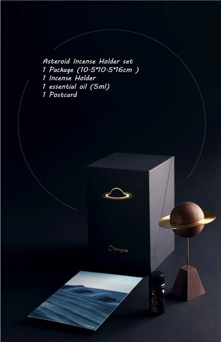 Planet Design Wood Essential Oil Diffuser For Home Decorate And Gift Set