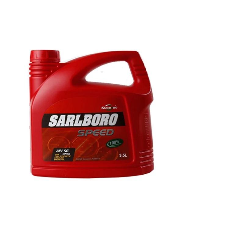  Sarlboro Brand SG бензиновое синтетическое моторное масло