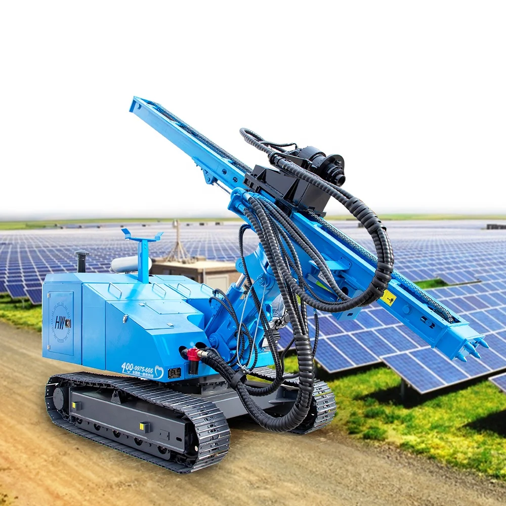Hengwang Pile Hammer Hydraulic Drop Hammer Crawler Photovoltaic Pilar