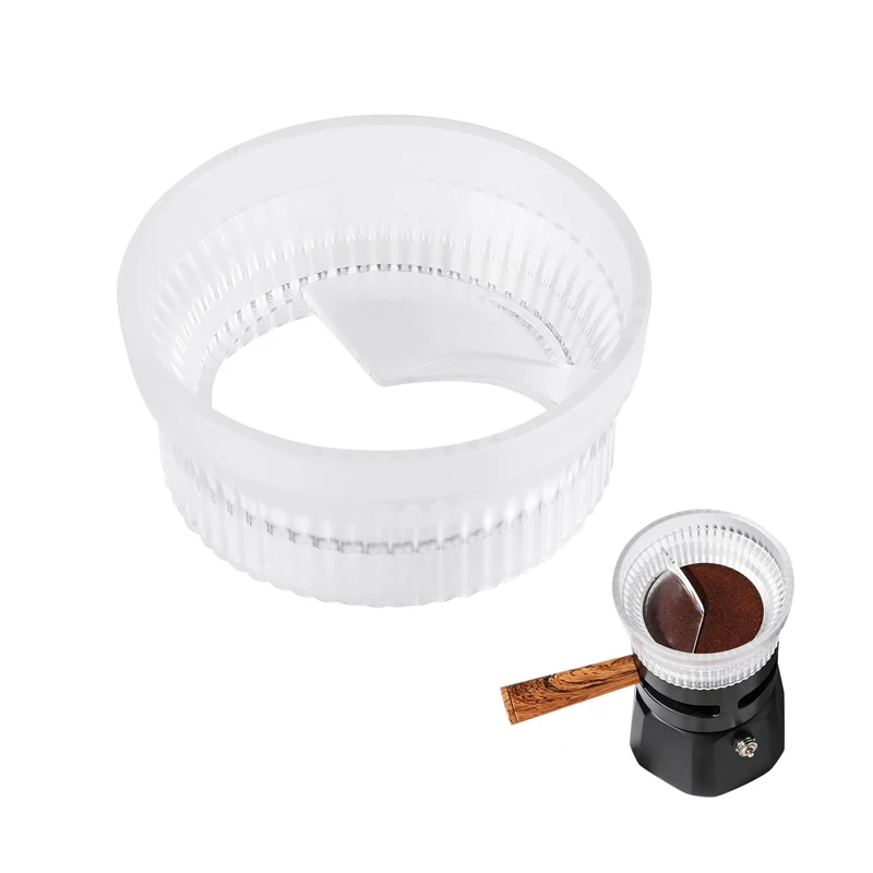 Factory Espresso Accessories Moka Pot Coffee Powder Dosing Ring Coffee Dosing Funnel
