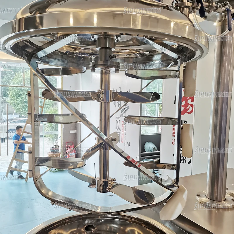 Sanitary Stainless Steel High Pressure Ultrasonic Homogenizer Mixer Cosmetic Liquid Soap Making Machine Mixing Machine