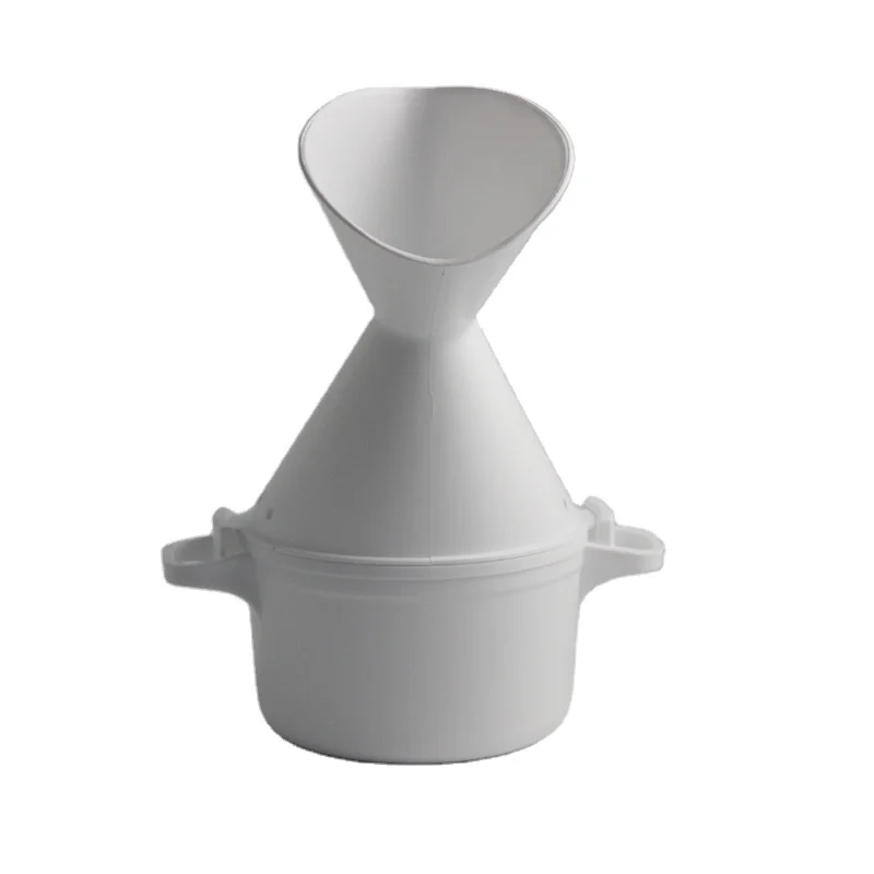 Пластиковый инструмент для ухода за лицом паровой ингалятор с двухслойным