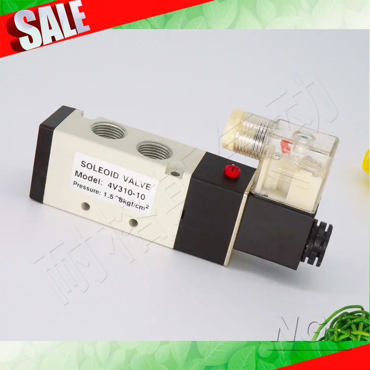 Пневматический цилиндр Соленоидный клапан 4V310-10 4V320-10 4V330C-10 4V330P-10 4V330E-10 4V310-08 AC220V DC24V