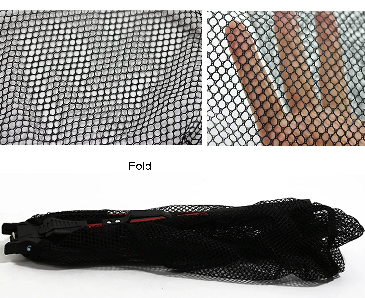 China Factory Quality Collapsible Fishing Landing Net Freshwater and Saltwater Fish Nylon Fishing Nets Fish Net Aquarium