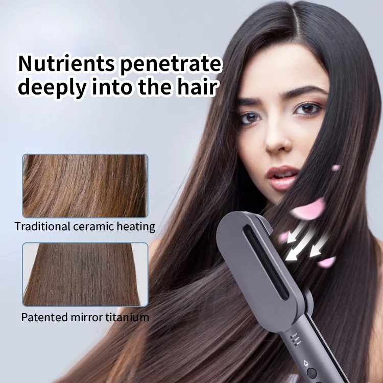 wholesale 3 in 1 wet keratin cold steam steampod electric nano titanium hair straightener products