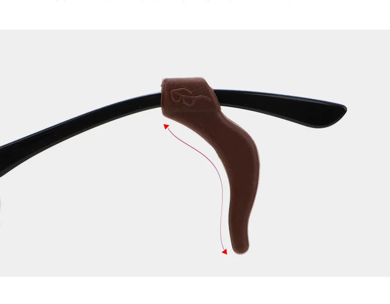 Anti-slip Ear Glasses Holder Upgraded Silicone Ear Grip Eyeglass Soft Glasses Ear Retainer Hooks Accessories Wholesale Low MOQ