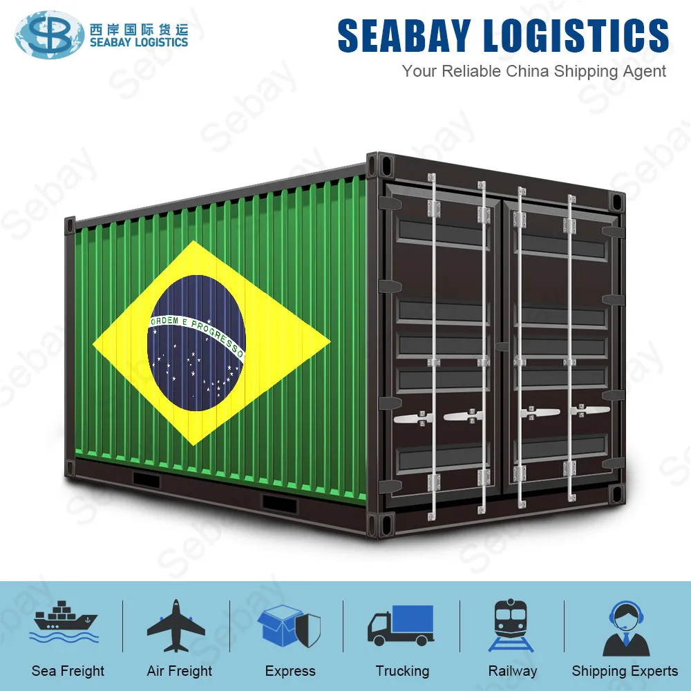 China forwarding agent door to door delivery service sea shipping to Brazil DDP
