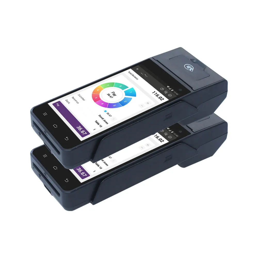 Мобильный POS-терминал ZCS Z90 4G для оплаты купюр с кредитными картами NFC pos ручной розничный супермаркета