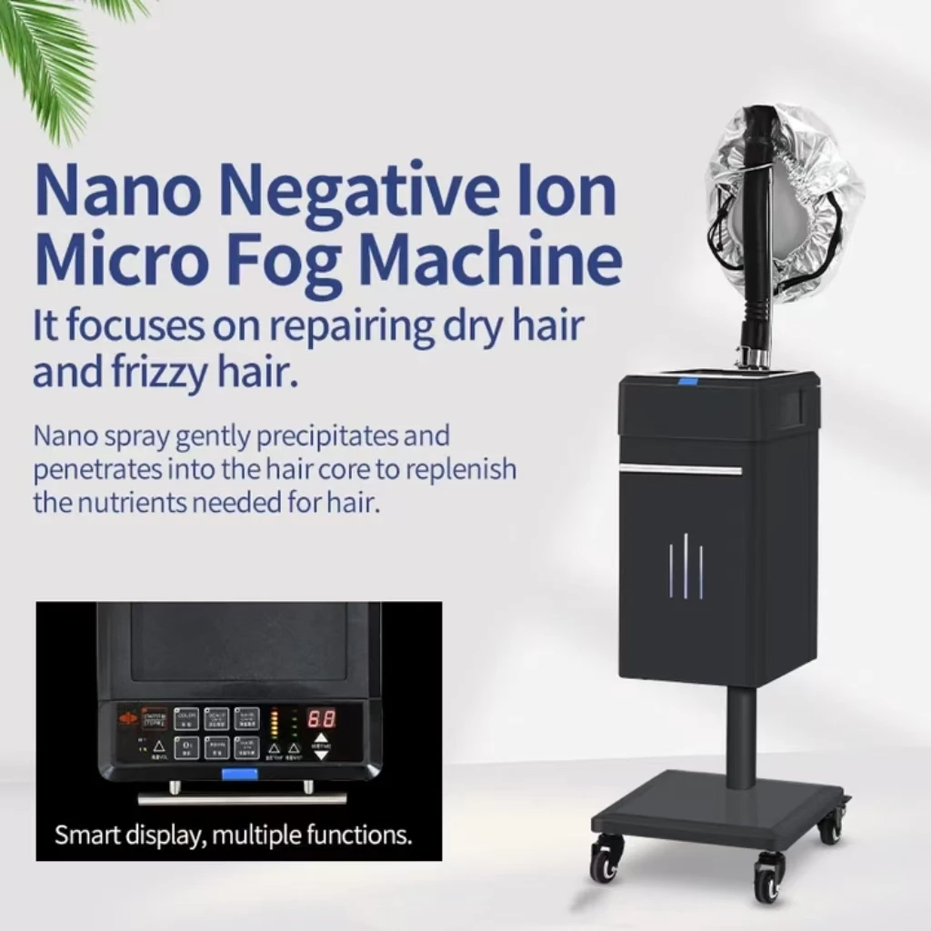 hot selling scalp care and hair care steamer premium micro mist steaming machine for spa salon nano hair steamer