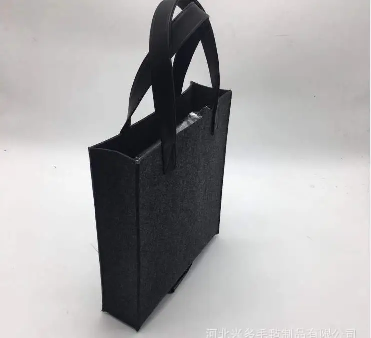 BSCI Audit Factory Felt Tote Bags ECO Friendly Felt Bag RPET Wool Felt Bag