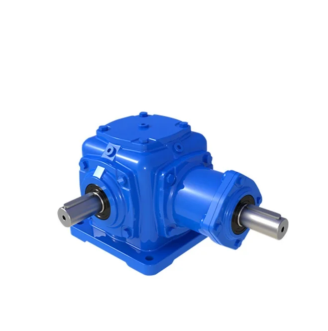 T series screw spiral bevel gearbox steering gear box