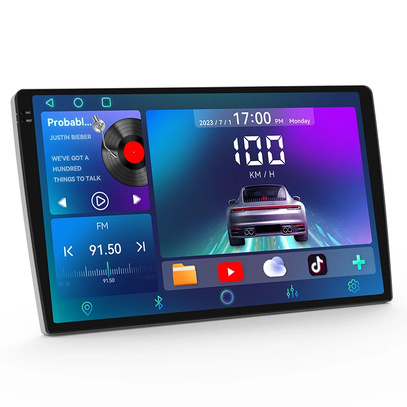 Qualcomm 3987 Octa Core Carplay 4G 6G 8G Android 9 10.36 Inch Car Radio Stereo
