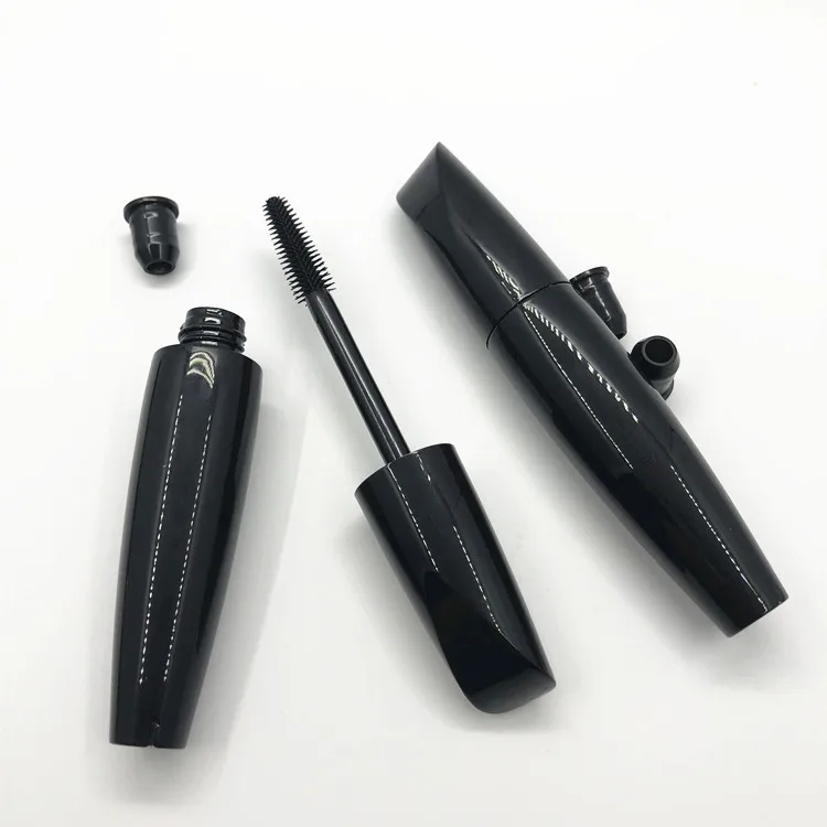 
Latest fashion in stock 15ML DIY empty shiny black mascara bottle/container with brush 