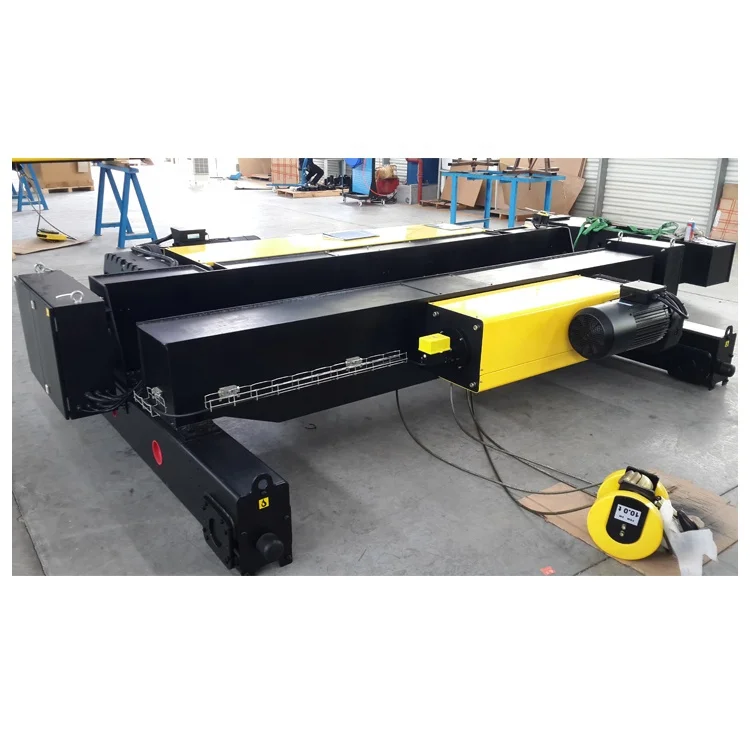 8 ton 10 ton European style double girder beam mobile semi half gantry crane price