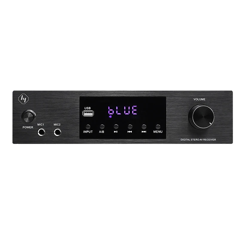 2022 High Power HD Hifi Karaoke  AV Receiver Amplifier with A/B/A+8 KTV-200