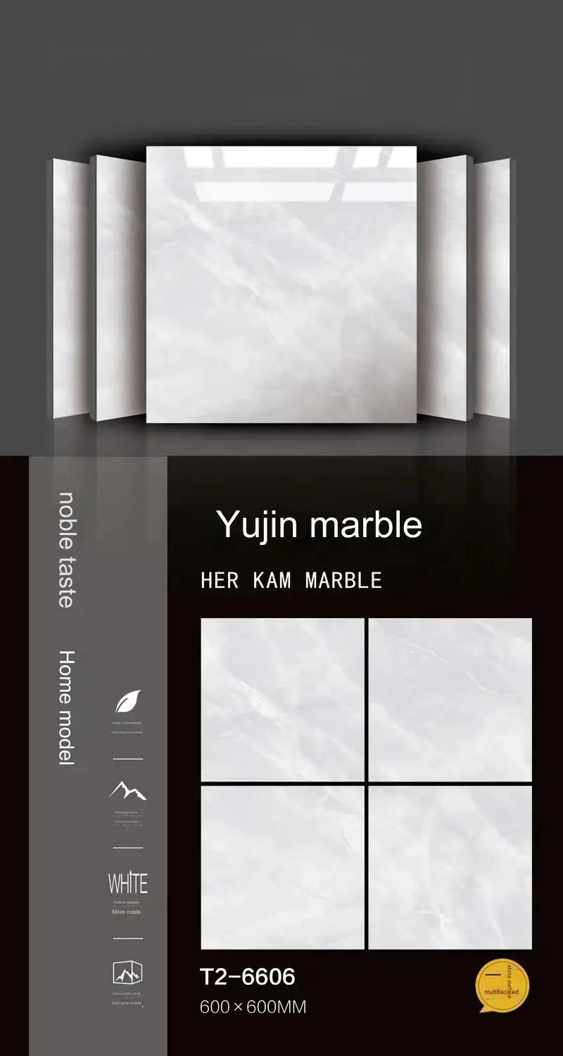 Foshan Source Factory Anti-Fouling 600*600mm Full-Body Polished Porcelain Antique Tiles Interior Glazed Ceramic Floor Tiles Home