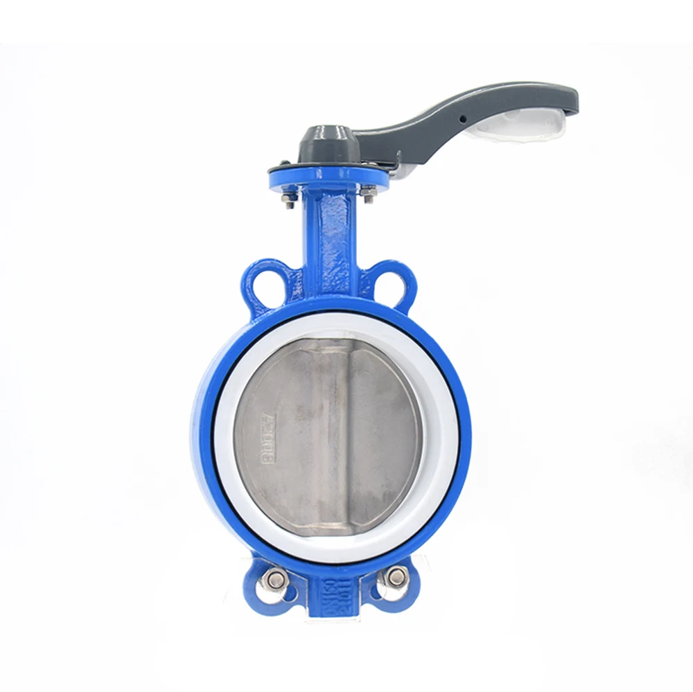 Pneumatic Actuator Wafer Type Butterfly Valve PN16 with Positioner