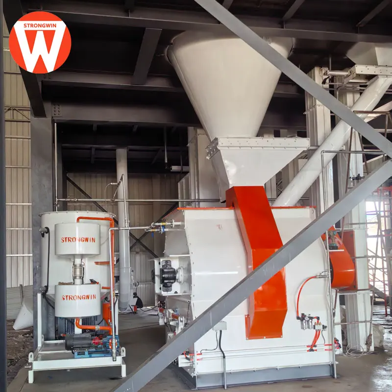 Turnkey project 10T/H  automatic animal feed processing machine plant For cattle sheep pig rabbit chicken