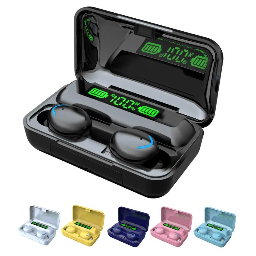 Free Shipping F9-5c F9IPX7 waterproof wireless earphones earbud & in-ear headphones gaming in-ear earphones hi-fi audio Headsets