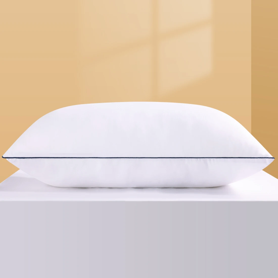 Wholesale 7d High Quality Luxury Hotel Custom Polyester Microfiber Soft Customized Bed Pillows Sleeping Pillows
