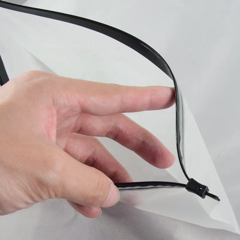 custom bags with logo plastic bag resealable printed frosted zipper zip lock packaging bags for clothing