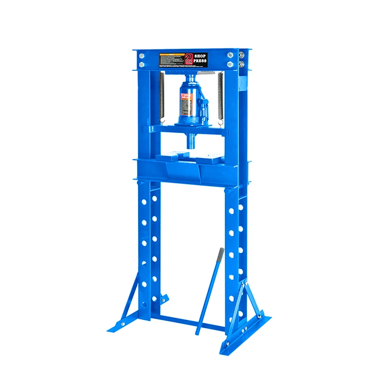20 Ton CE Hydraulic Electric H Frame Shop Press With Foot Pedal