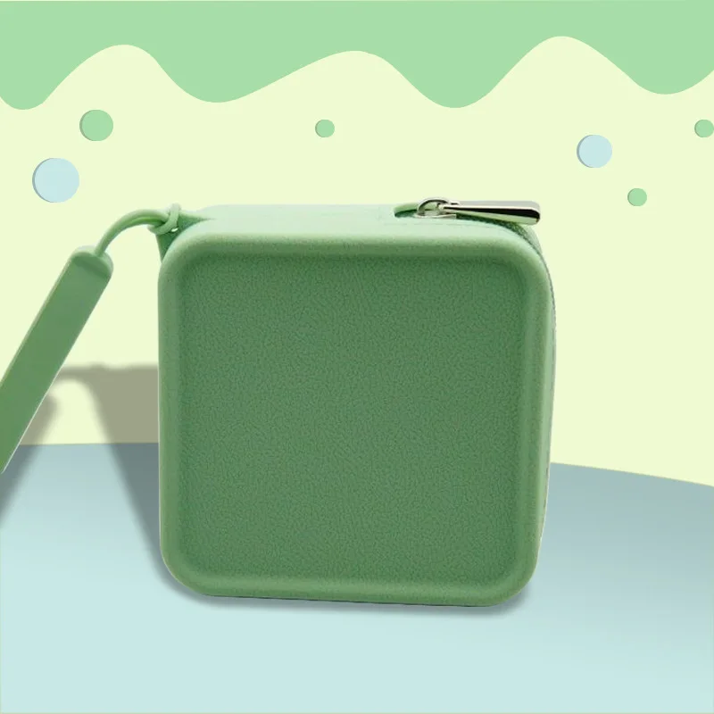 Daily Use Mini Silicon Storage Bag Cosmetic Make Up Case Bag For Ladies Zip Pouch Reusable Silicone Storage Bag