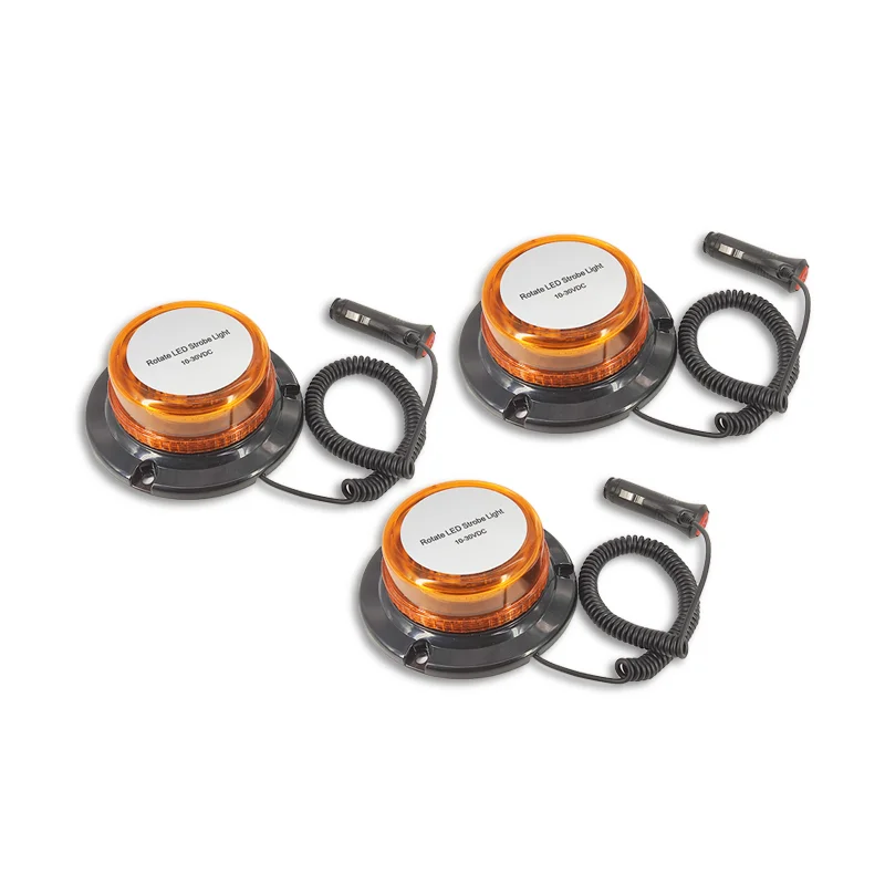 car accessories led flashing warning light led warning lamp rotate led strobe light rotate signal lamp