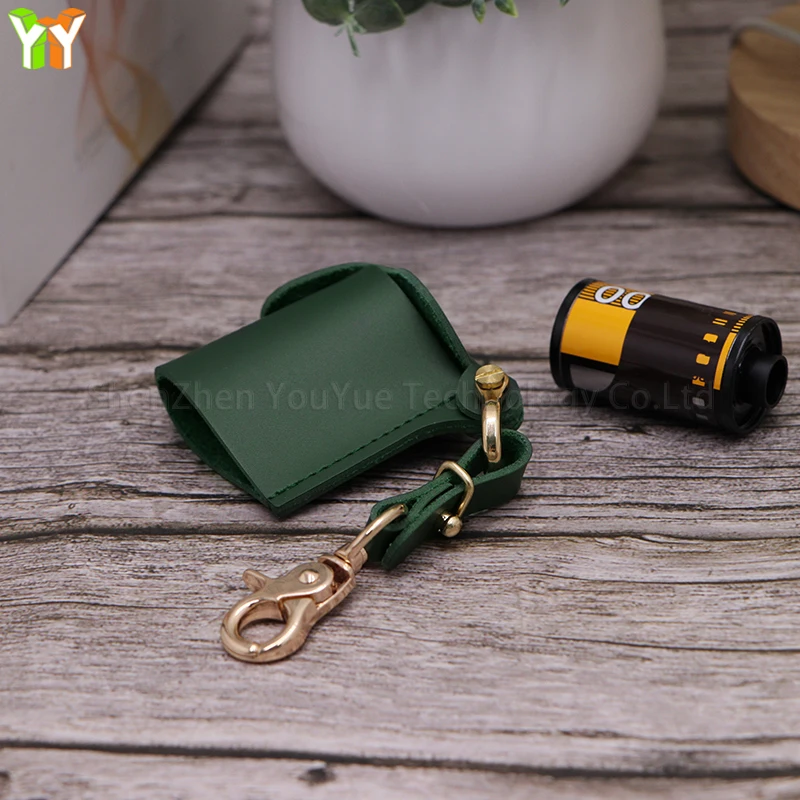 YY RTS camera leather film bottle case digital cameral key chain accessories film storage holster