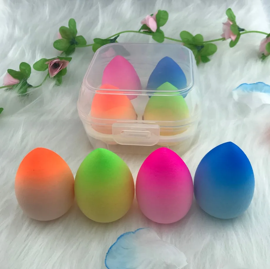 Wholesale sponge powder puff water-drop/gourd shape foundation concealer sponge mix powder cosmetic puff
