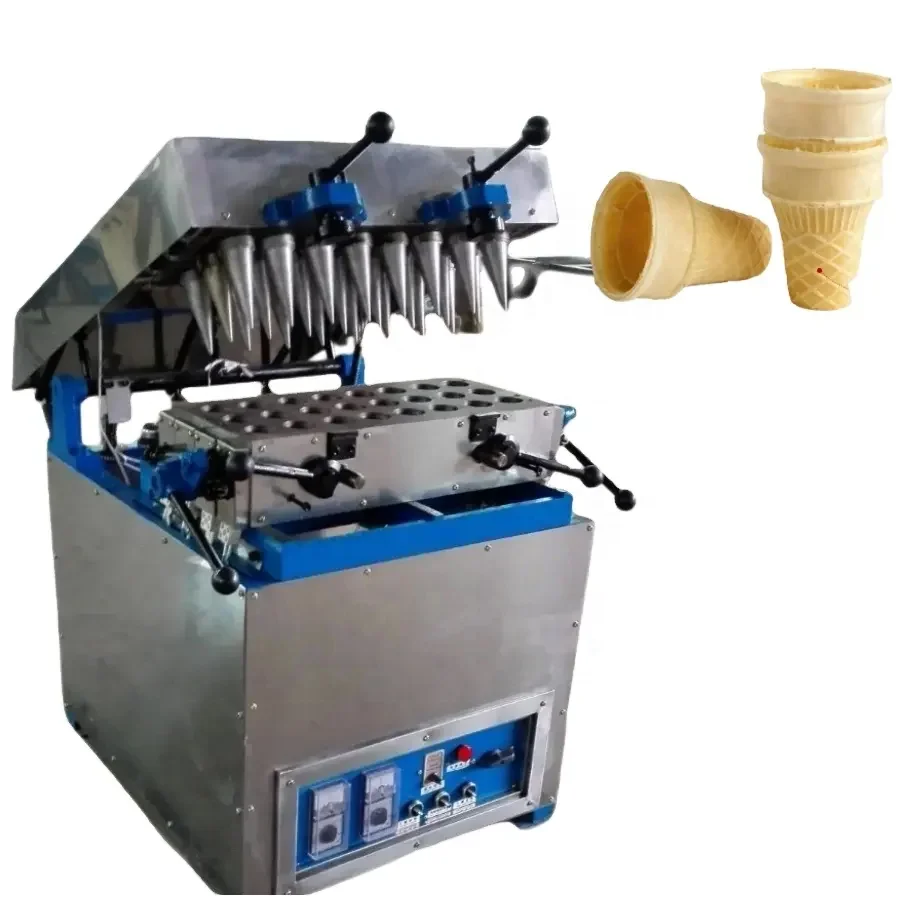 Factory direct supply High Quality Fast Electric Waffle Cone Baker Ice Cream Cone Machine ice cream wafer cone baking
