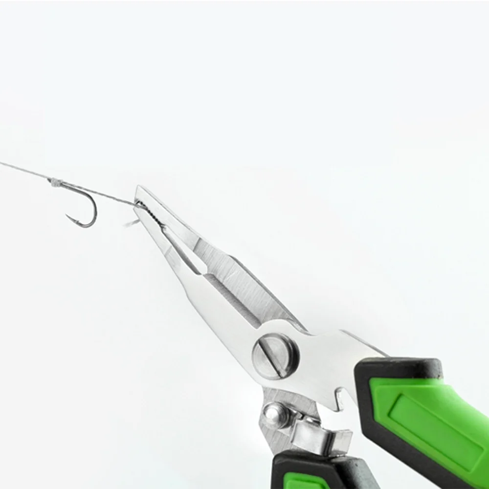Aluminum Fishing Pliers Line Cutters Hook Remover Split Ring Fishing Tools Multi Function Fishing Tackle Tool