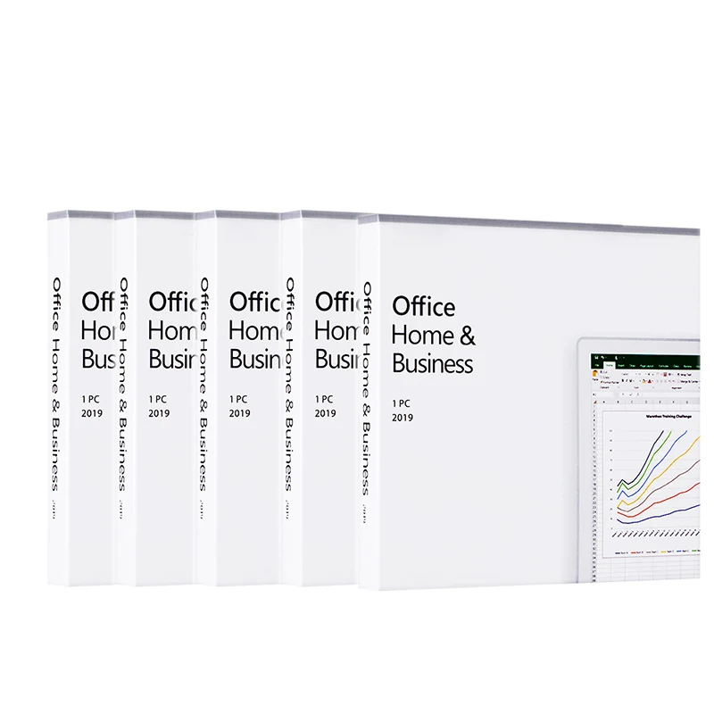 MS Office 2019 Home And Business CD  and sticker Key Card for PC office 2019 HB online binding activation