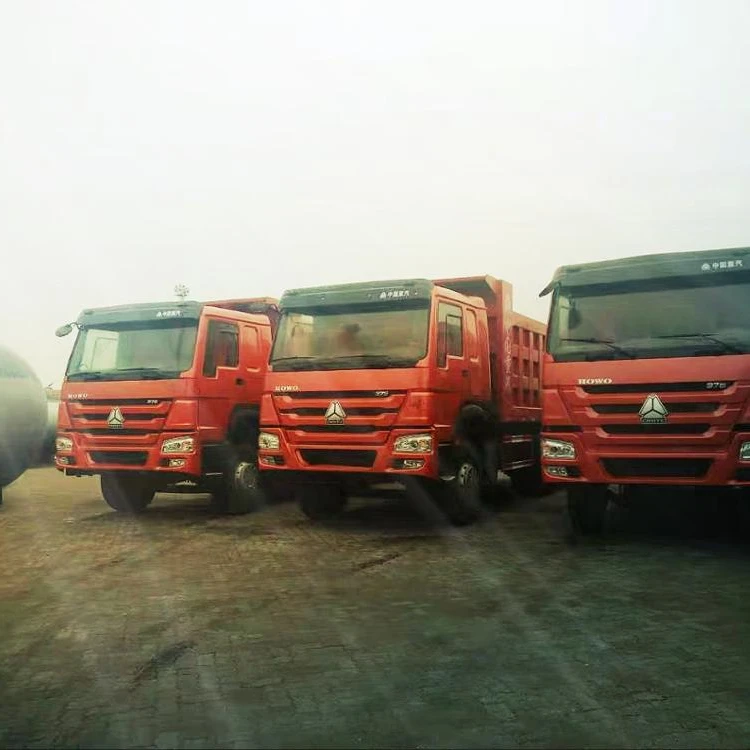 New Bucket Howo Dump 371HP 400HP Truck 6x4 10tires  Bridge In Stock