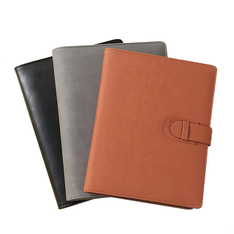 Роскошная Полиуретановая обложка, многоразовая индивидуальная папка на кольцах A5, кожаный журнал с листьями, записная книжка с подставкой для ручки