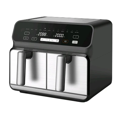 2021 цифровая фритюрница нового дизайна с двойными кастрюлями