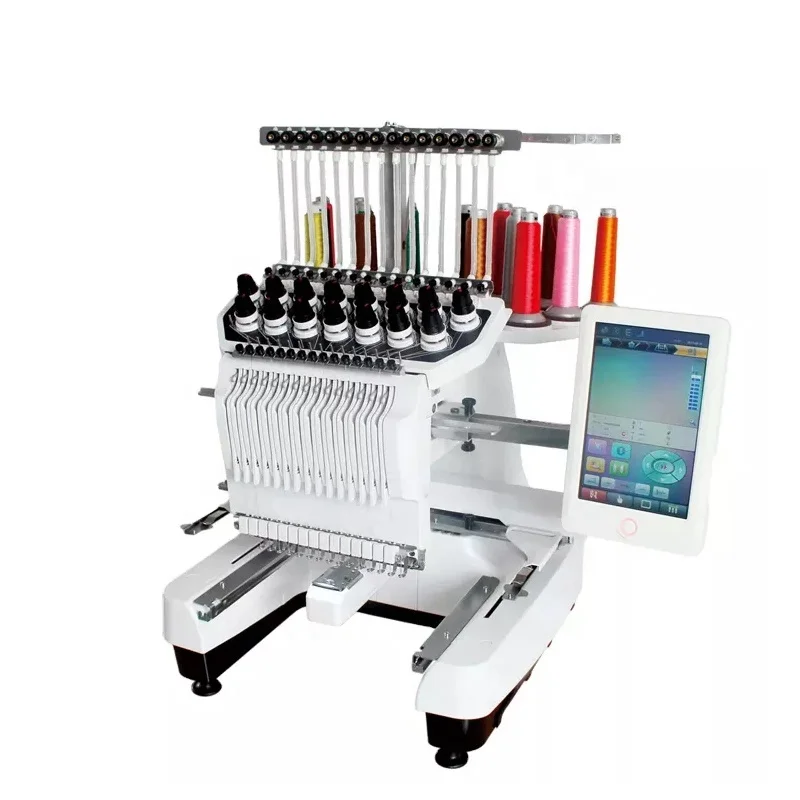 QK-3620 15 needles single head computerized  machines embroidery sewing machine for clothes